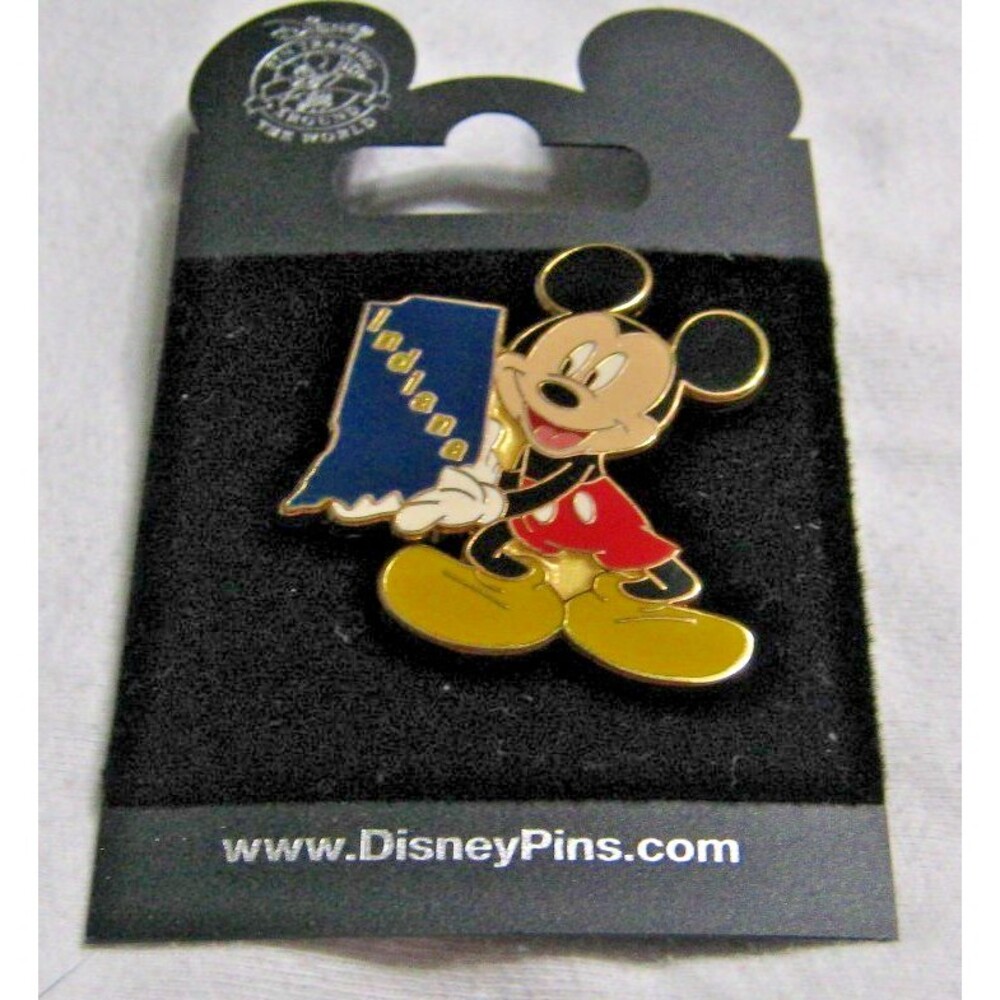 Disney Store - 12 Months of Magic - Mickey Mouse - State Pin - Indiana
